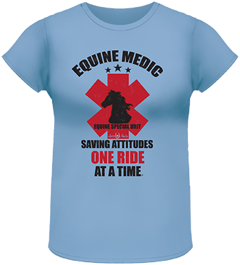 Lucky Bucky Clothing – Equine Medic - Tee For Women