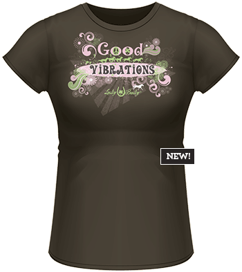 Lucky Bucky Clothing – Good Vibrations – Fitted Tee