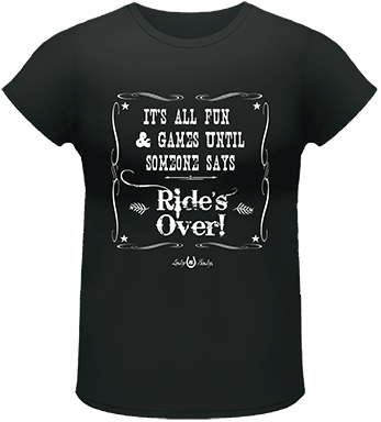 Lucky Bucky Clothing – Ride's Over! - Tee For Women